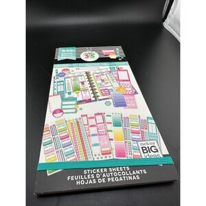 Erin Condren The Happy Planner NEW Productivity Sticker book 540 pieces Retired